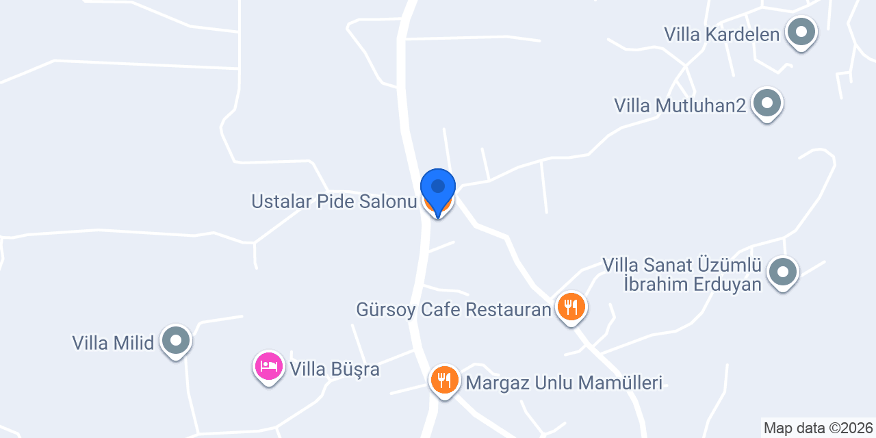 Ustalar Pide Salonu konumu