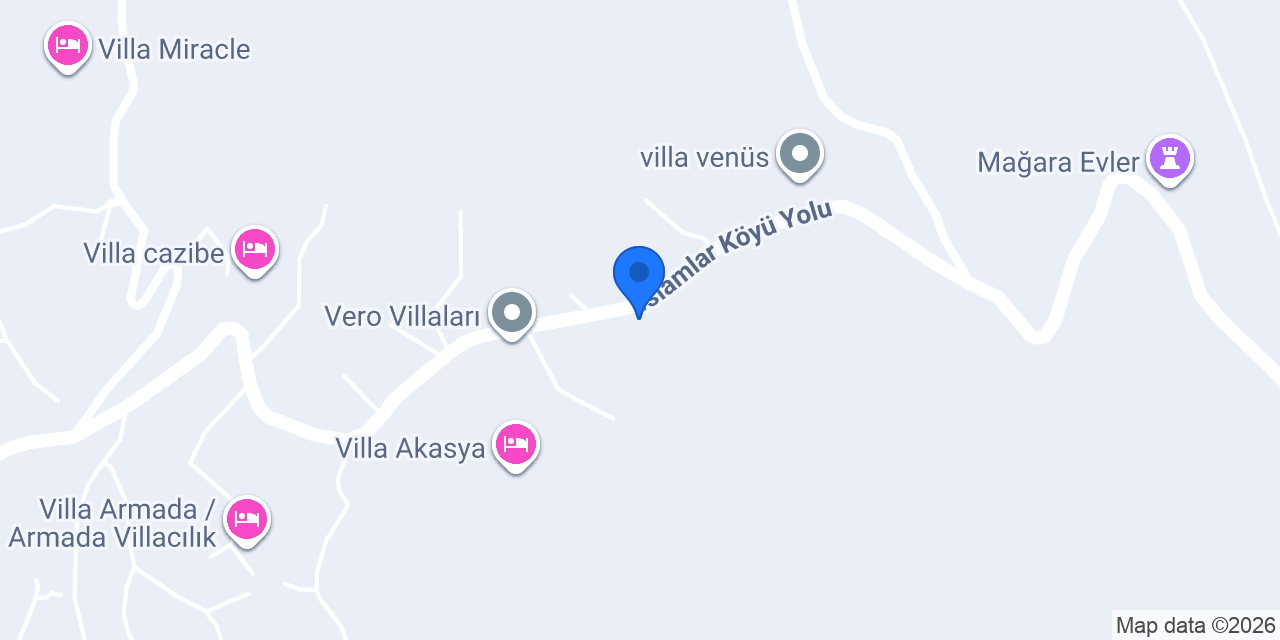 Villa bal konumu