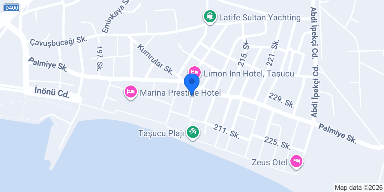 Lotus Hotel Taşucu konumu