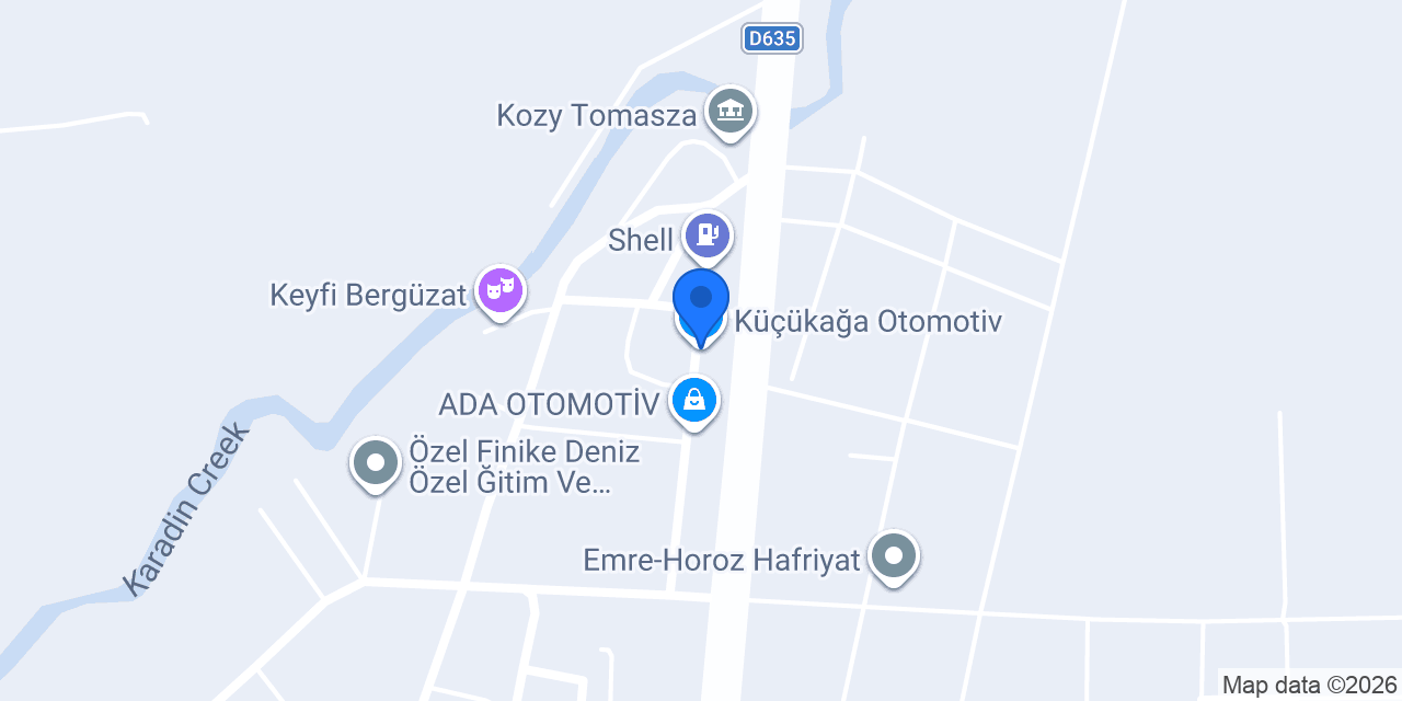 Küçükağa Otomotiv konumu