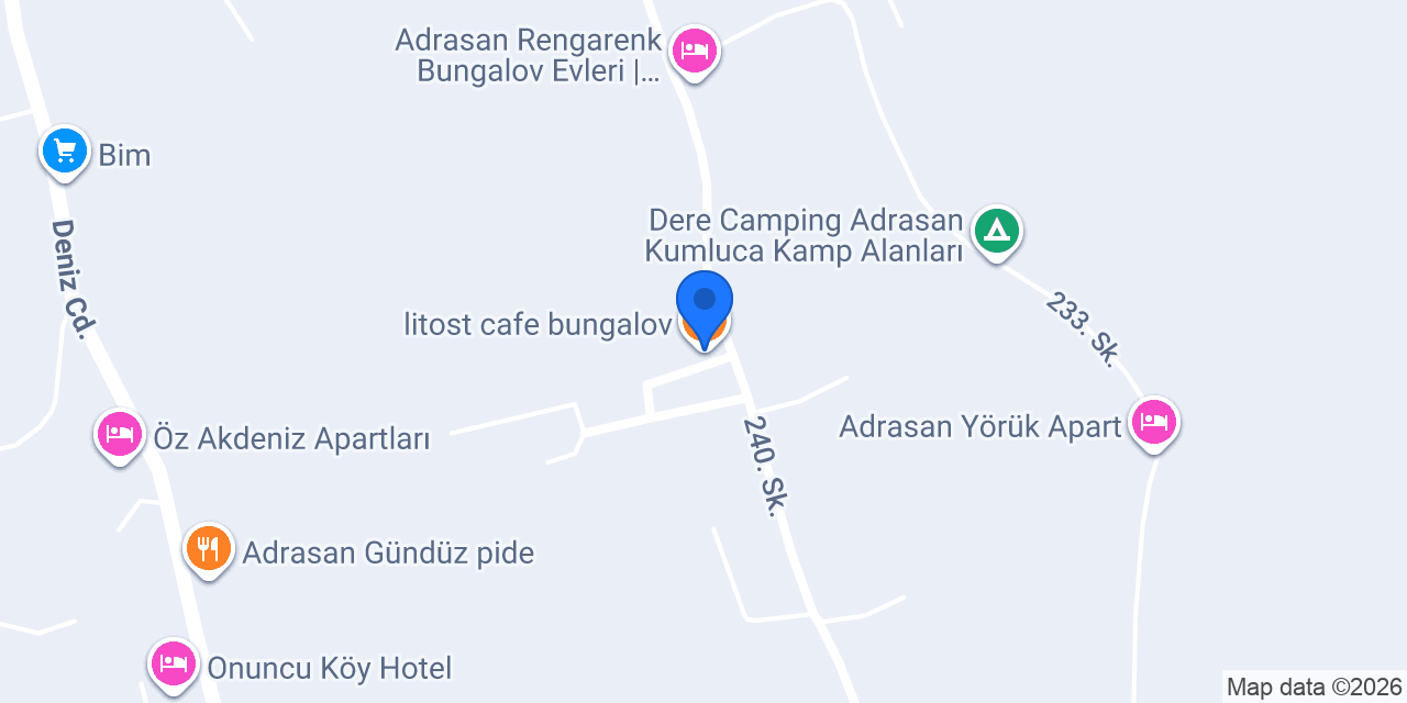 litost cafe bungalov konumu