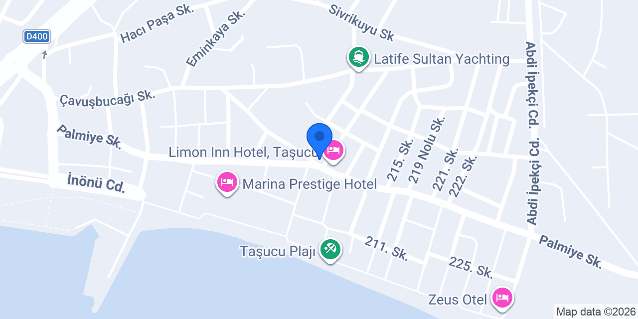 Zeus Otel 2 konumu