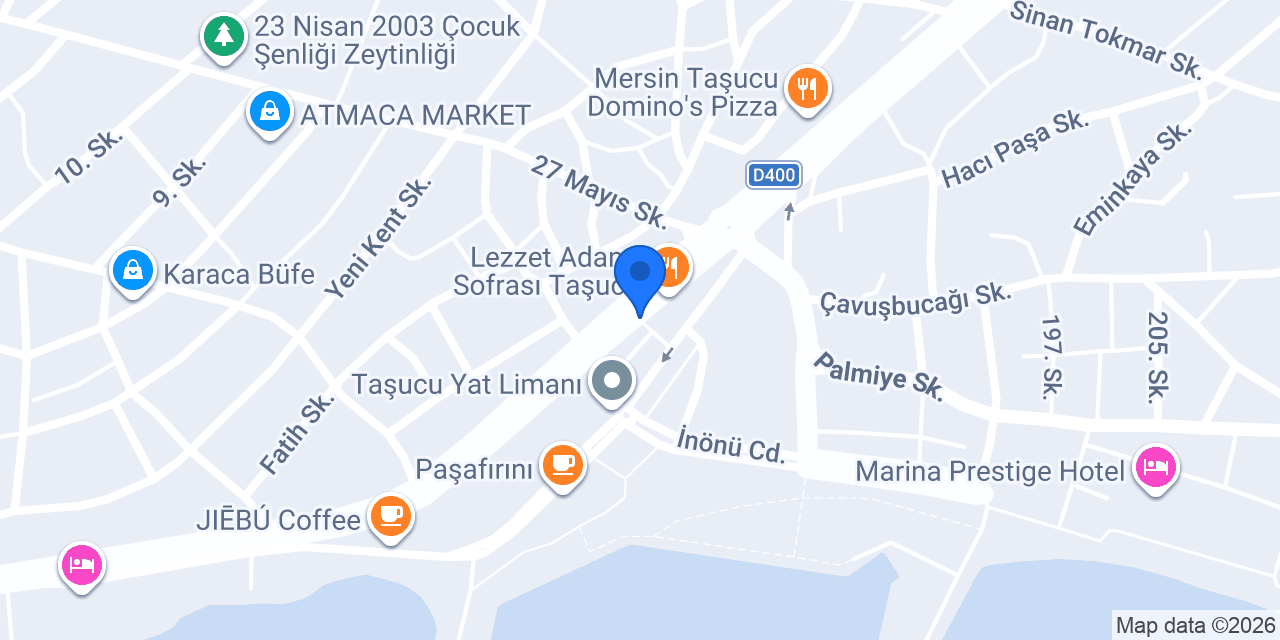 Mavi Deniz Dikimevi konumu