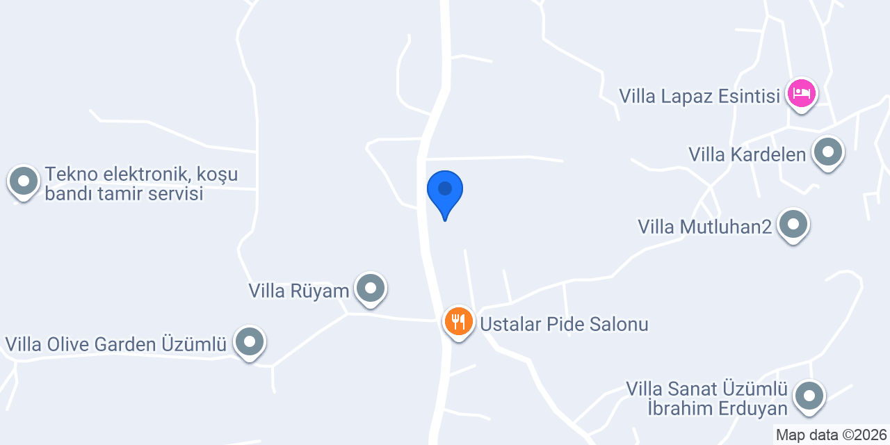Villa Yek konumu