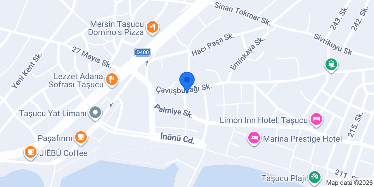 Yeşilbahçe Restoran konumu