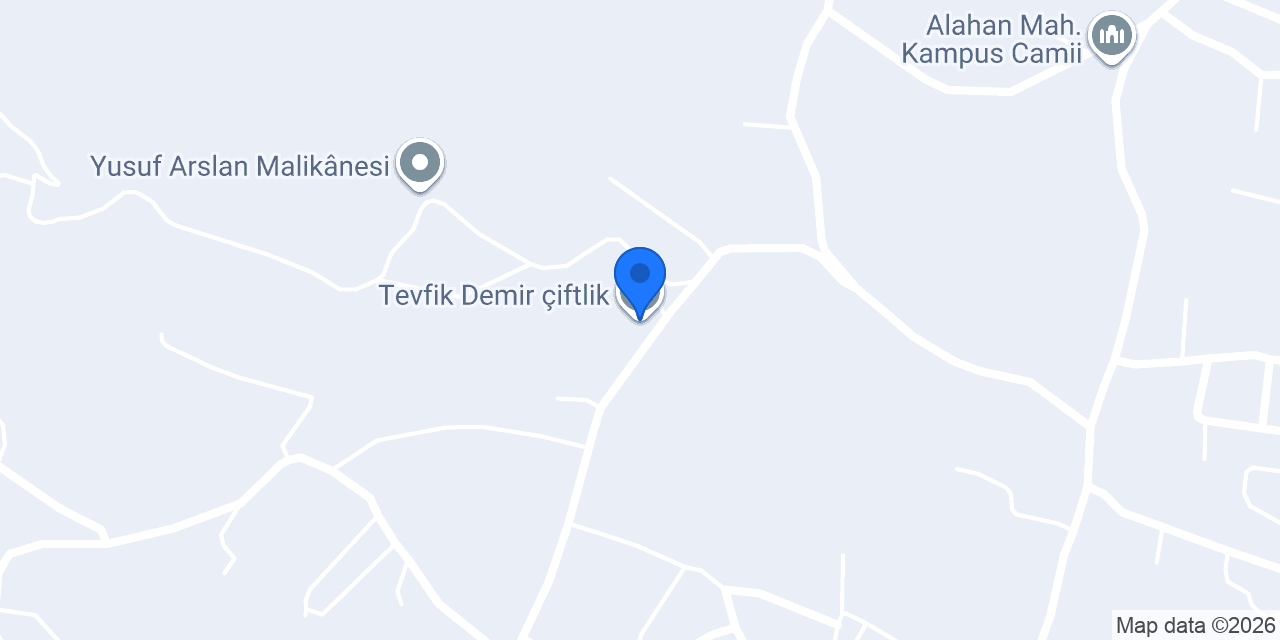 Tevfik Demir çiftlik konumu