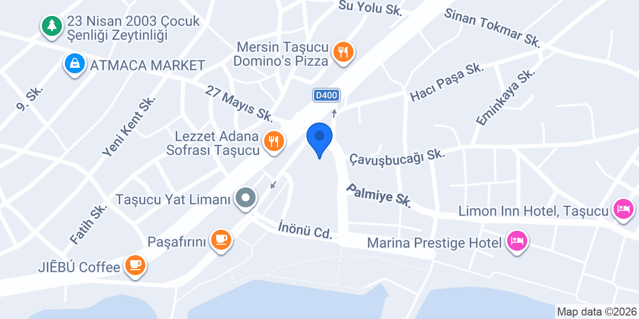 Nazlı çiçekçilik konumu