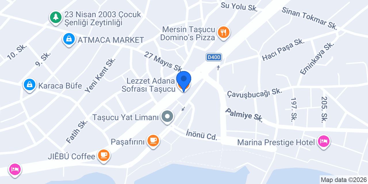 Lezzet Adana Sofrası Taşucu konumu
