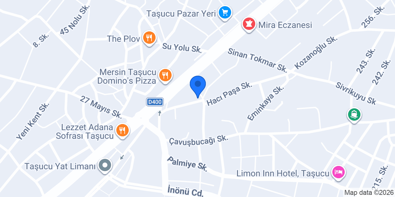 Taşucu Veteriner Kliniği konumu