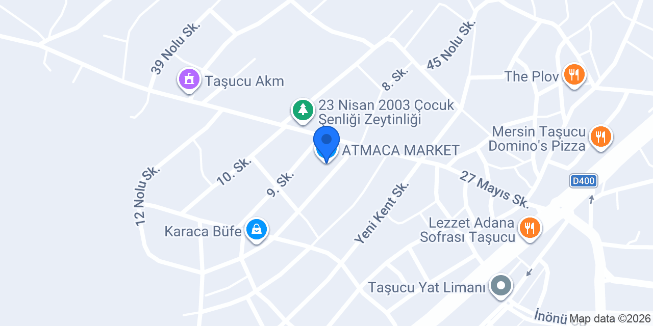ATMACA MARKET konumu