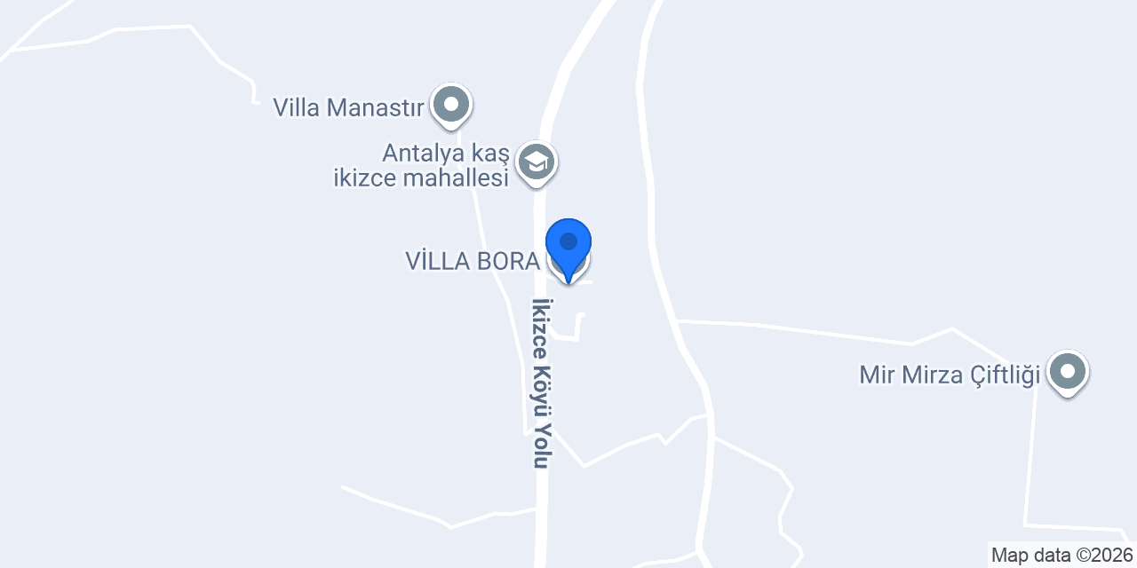 VİLLA BORA konumu