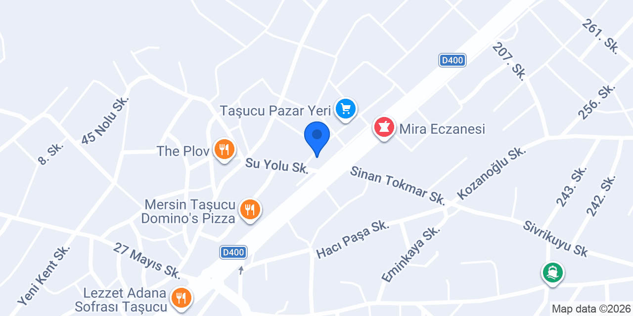 Yurtiçi Kargo Taşucu konumu