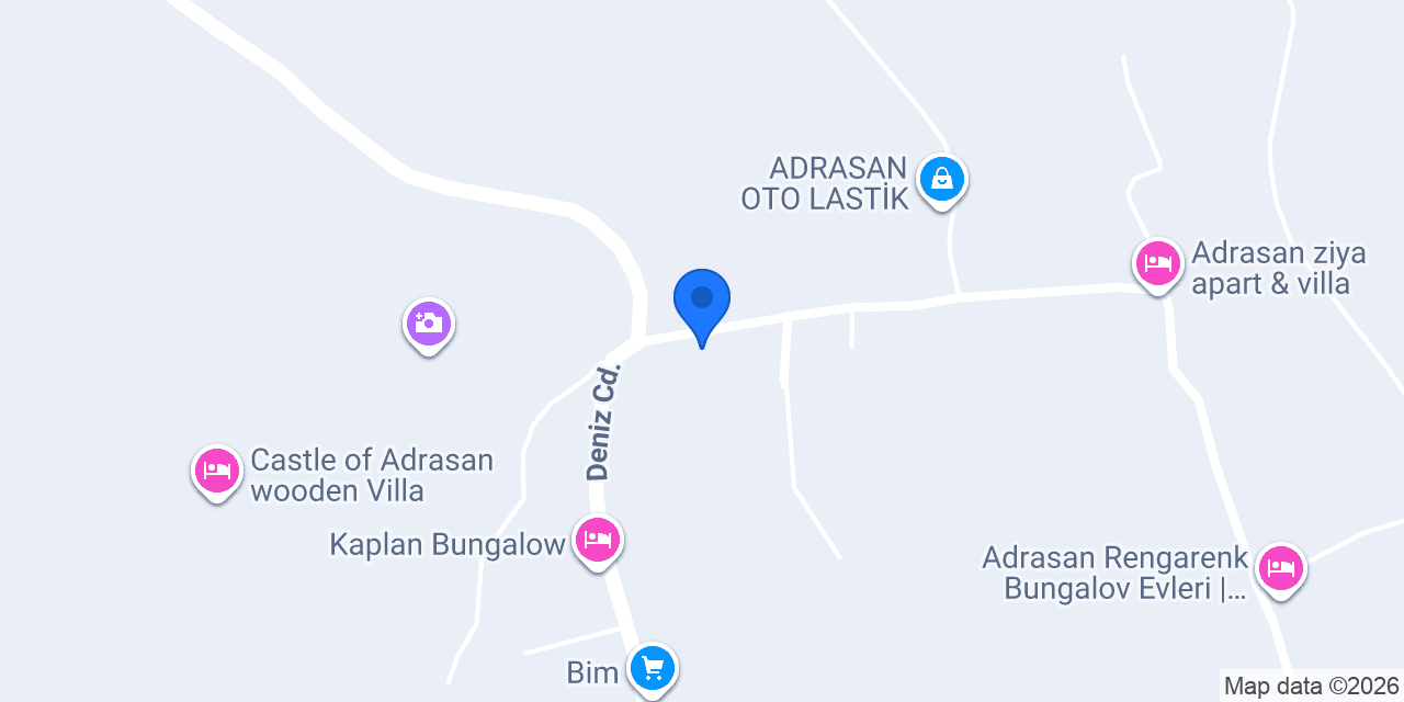 Öz adrasan inşaat konumu