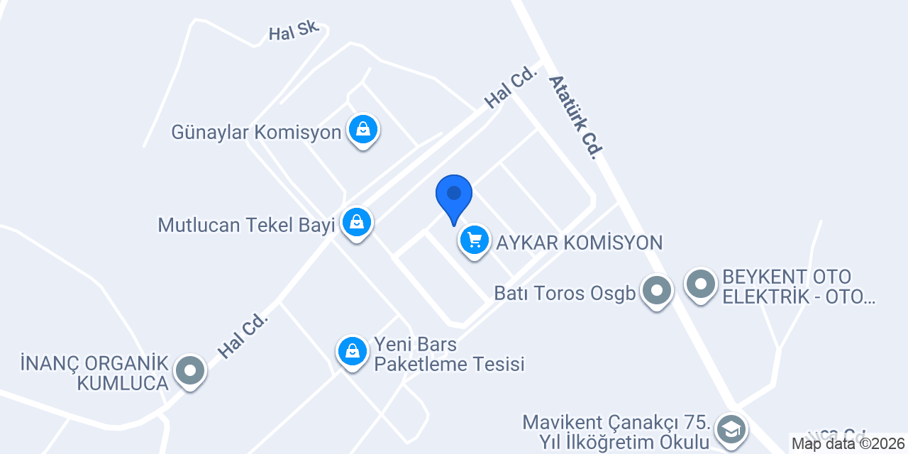 DEMİRÖZ KOMİSYON EVİ konumu