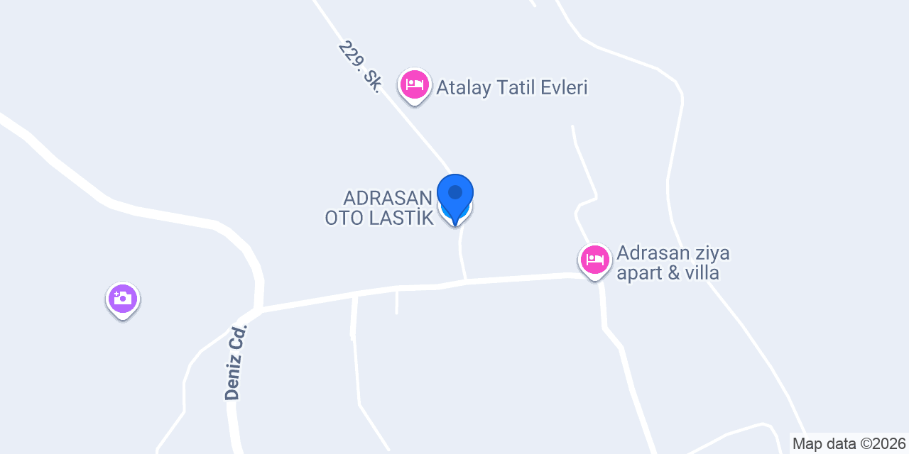 ADRASAN OTO LASTİK konumu