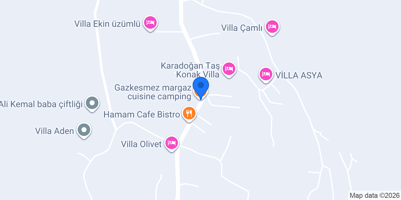 Gazkesmez margaz cuisine camping konumu