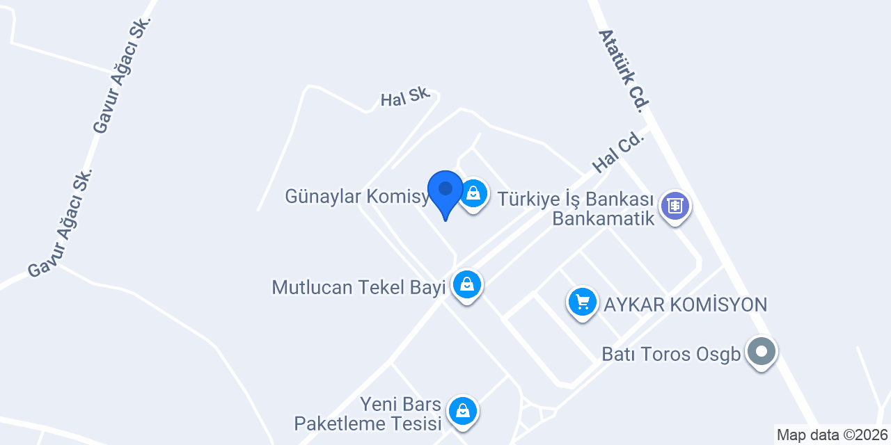 SİPER KOMİSYON konumu