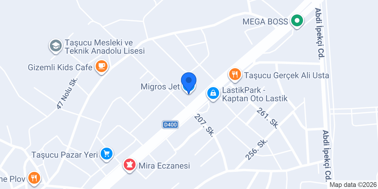 Migros Jet konumu