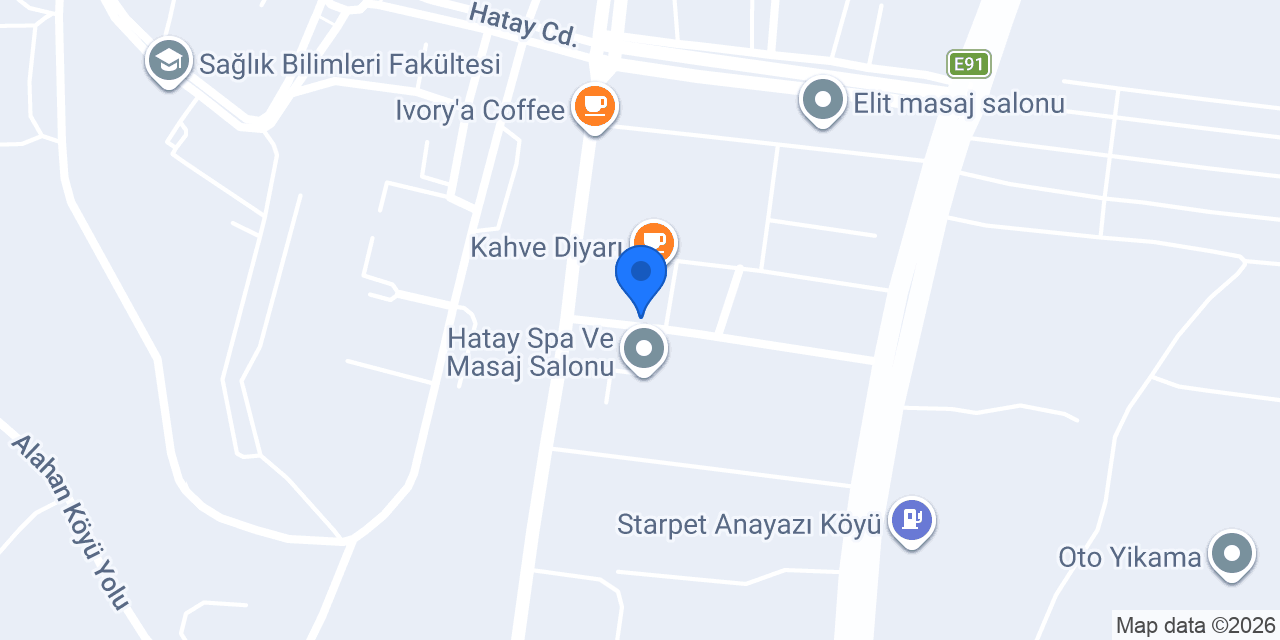 Yağmur Spa ve Masaj Merkezi konumu