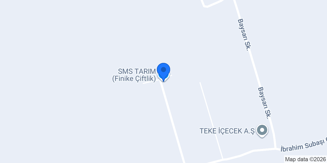 SMS TARIM (Finike Çiftlik) konumu