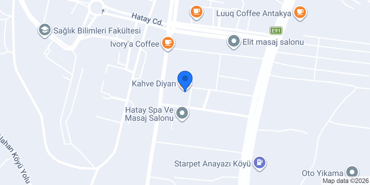 Kahve Diyarı konumu