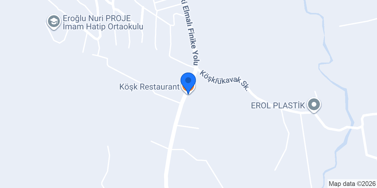 Köşk Restaurant konumu