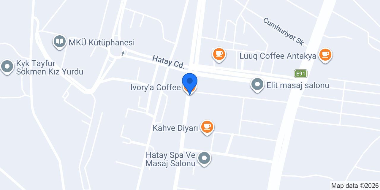 Ivory'a Coffee konumu