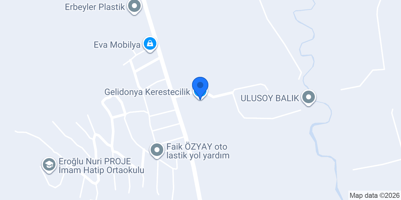 Gelidonya Kerestecilik konumu