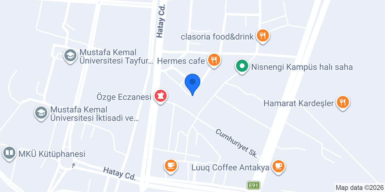 MKÜ HASTANE TAKSİ konumu