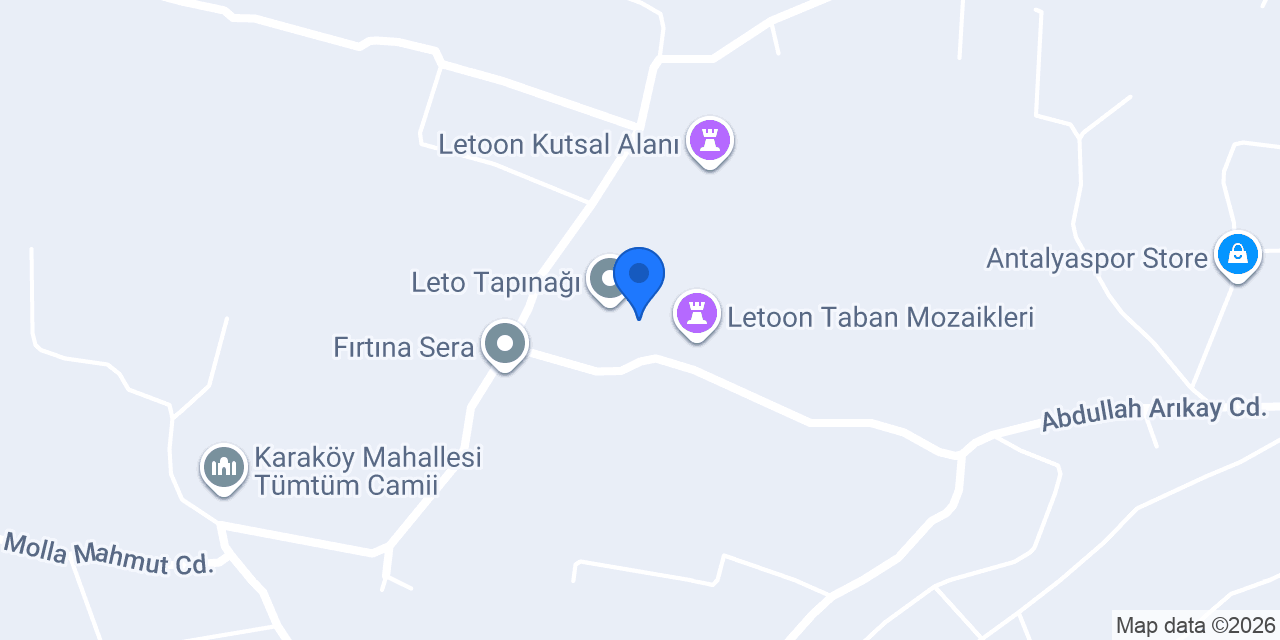 Apollon Tapınağı konumu