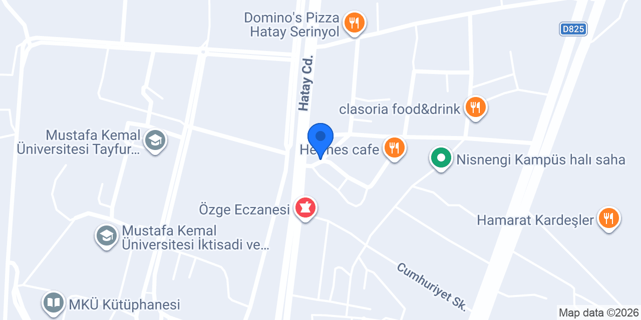 Maria Pizza Cafe Kampüs konumu