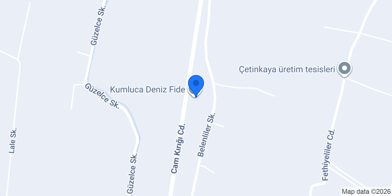 Kumluca Deniz Fide konumu