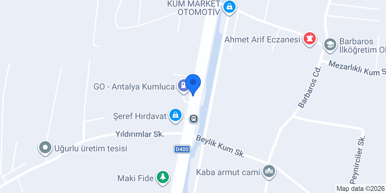 Rüzgar Marine Kumluca konumu