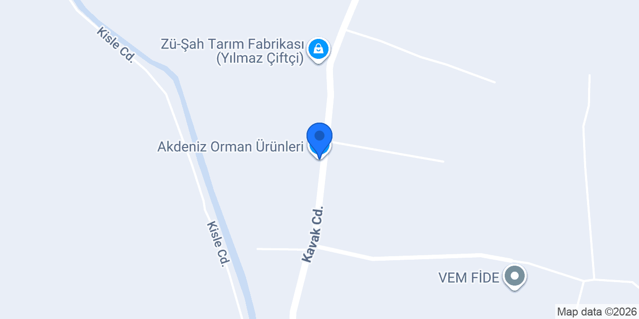 Akdeniz Orman Ürünleri konumu