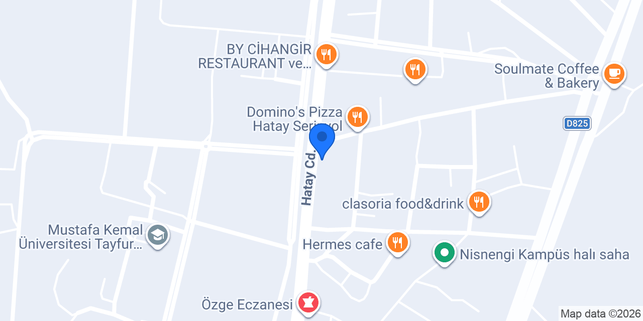 Pasaport Pizza Serinyol Kampüs konumu