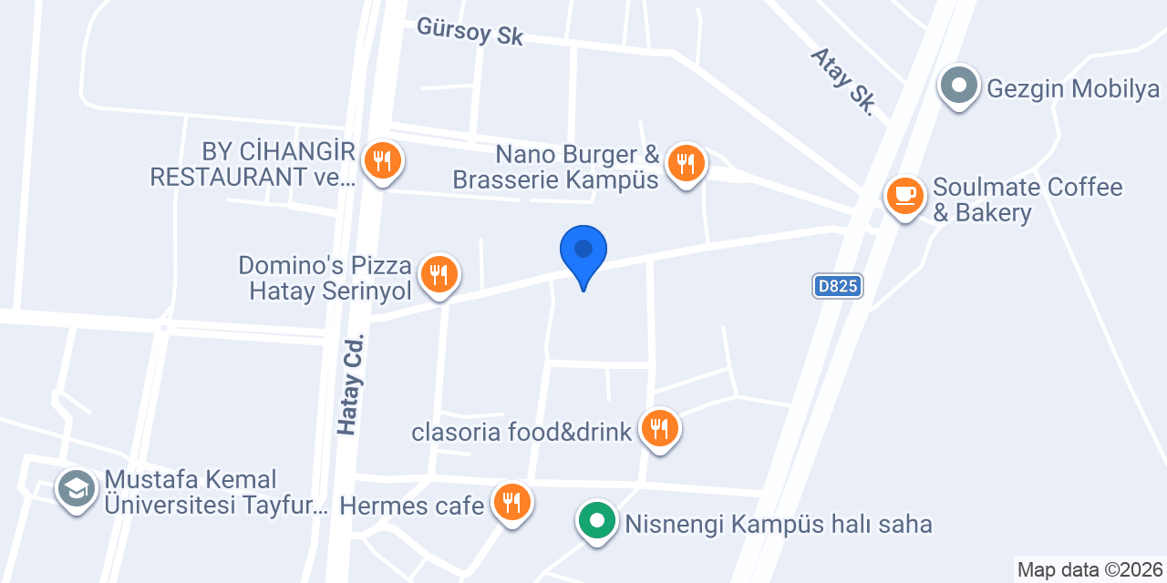 MKÜ Amsterdam Sokağı konumu