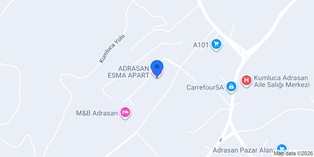 ADRASAN ESMA APART konumu