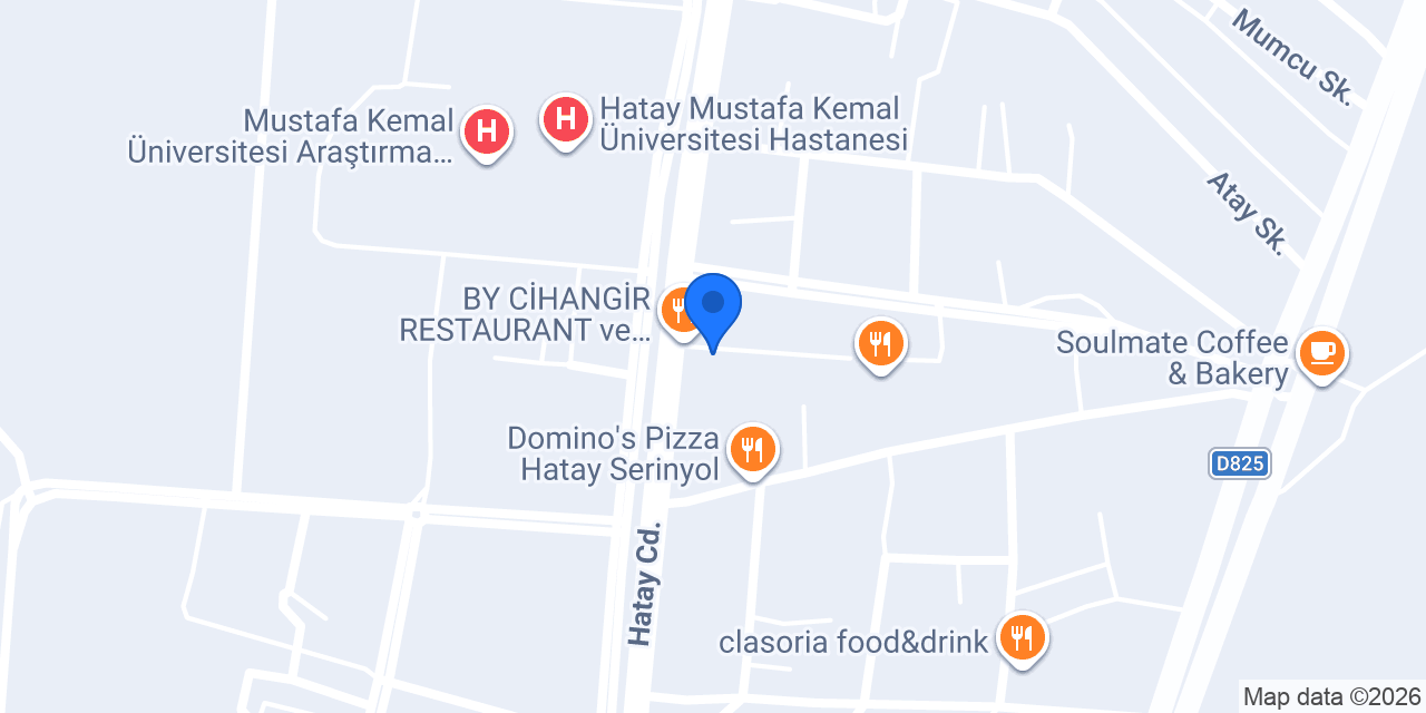 Alaçatı Cafe konumu