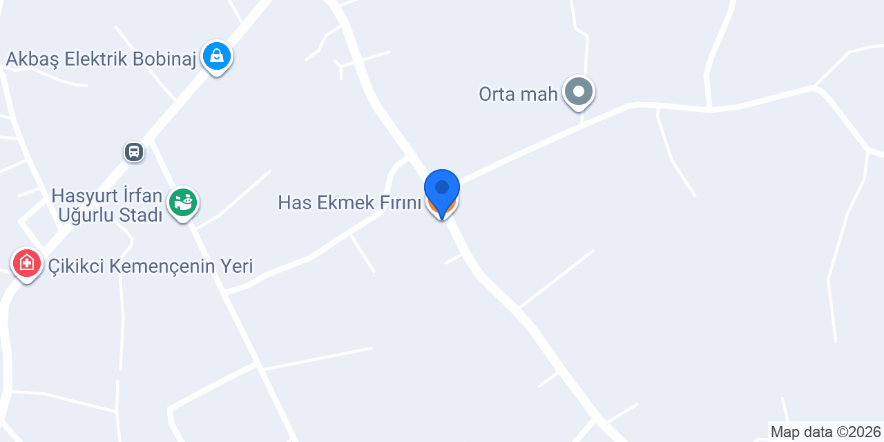 Has Ekmek Fırını konumu