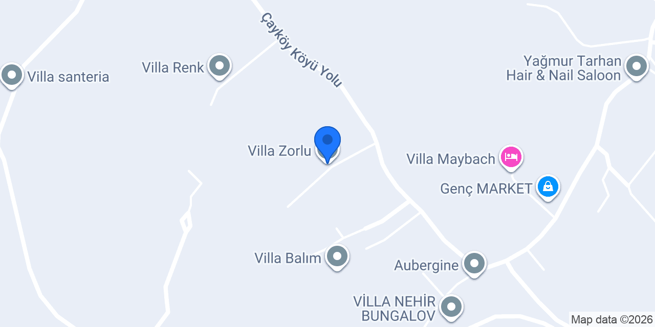 Villa Zorlu konumu