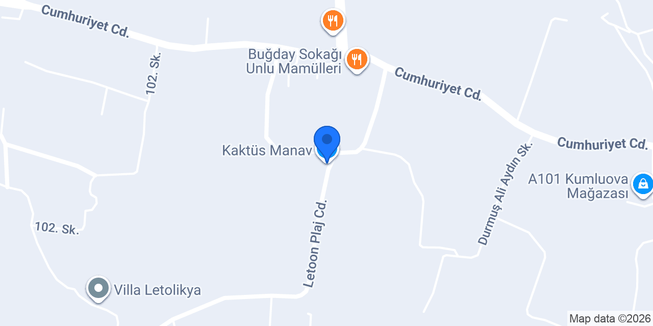 Kaktüs Manav konumu