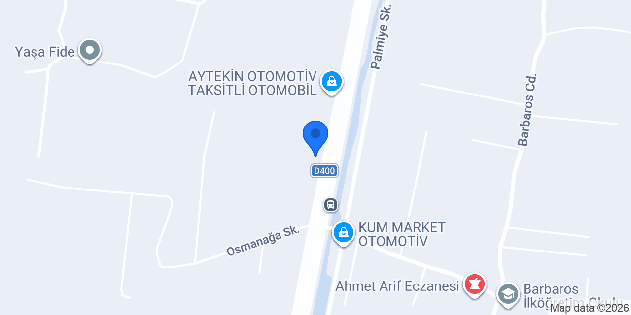 Akın Poligranit Mermerit konumu