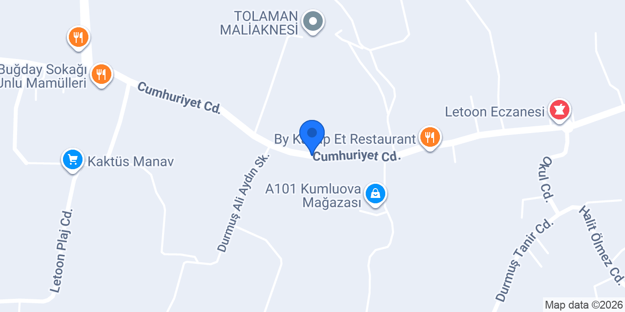 Atmaca oto lastik konumu