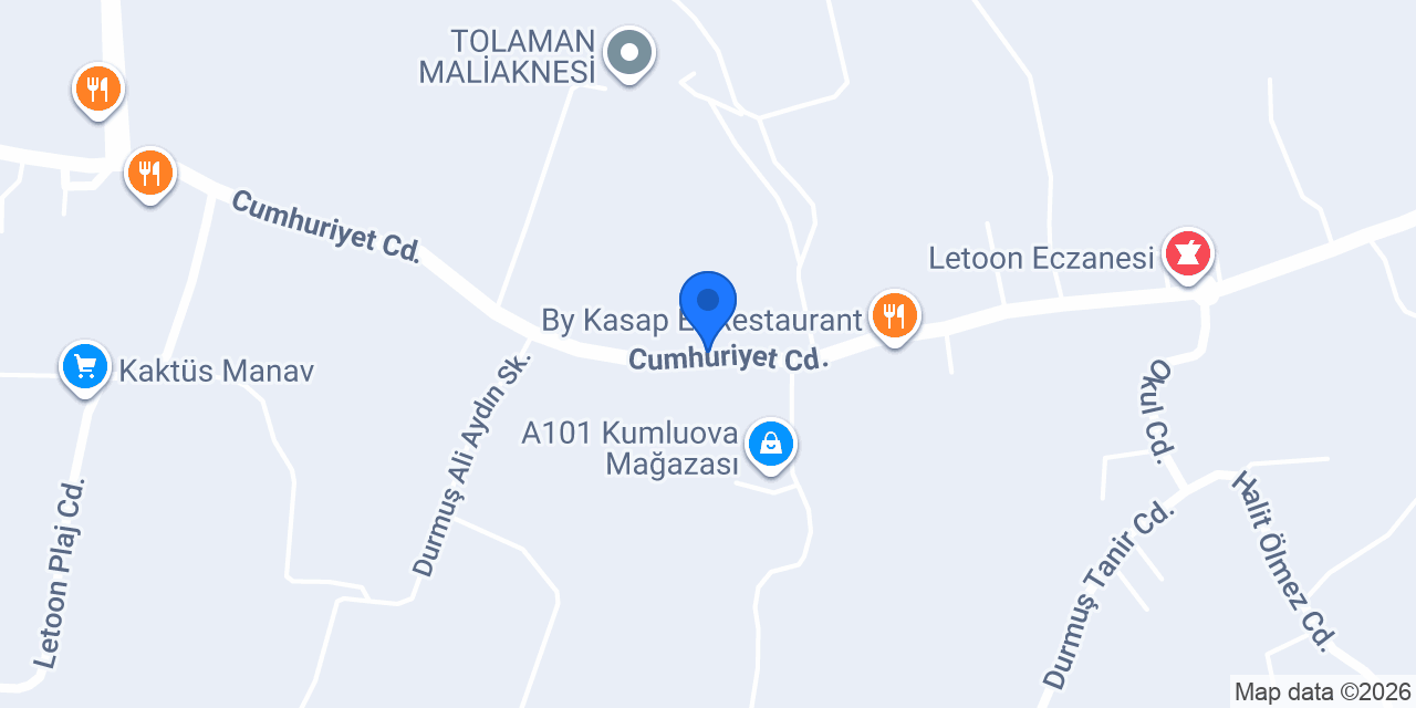 Kum Yapı Market konumu