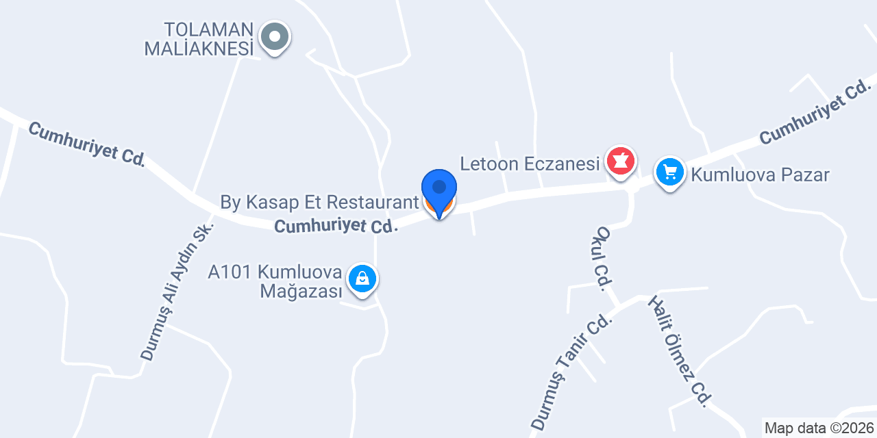 By Kasap Et Restaurant konumu
