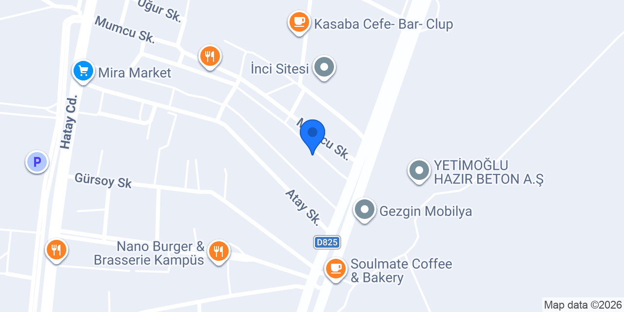 ANTAKYA DEFNE SU ARITMA - ARITMAX konumu