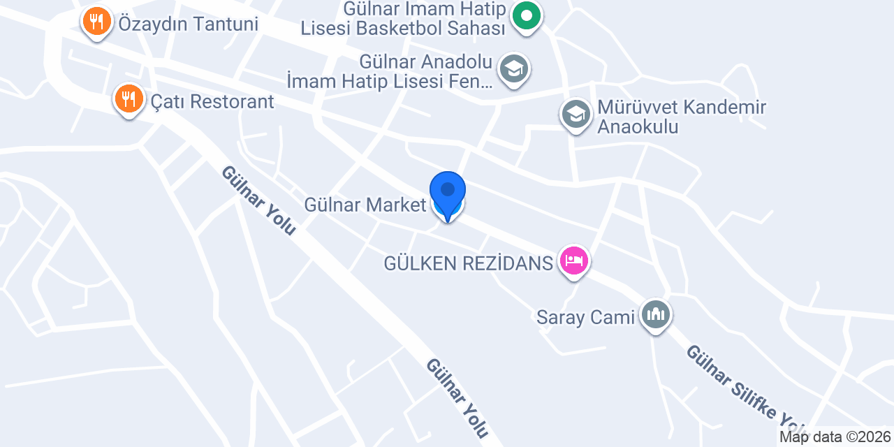 Gülnar Market konumu