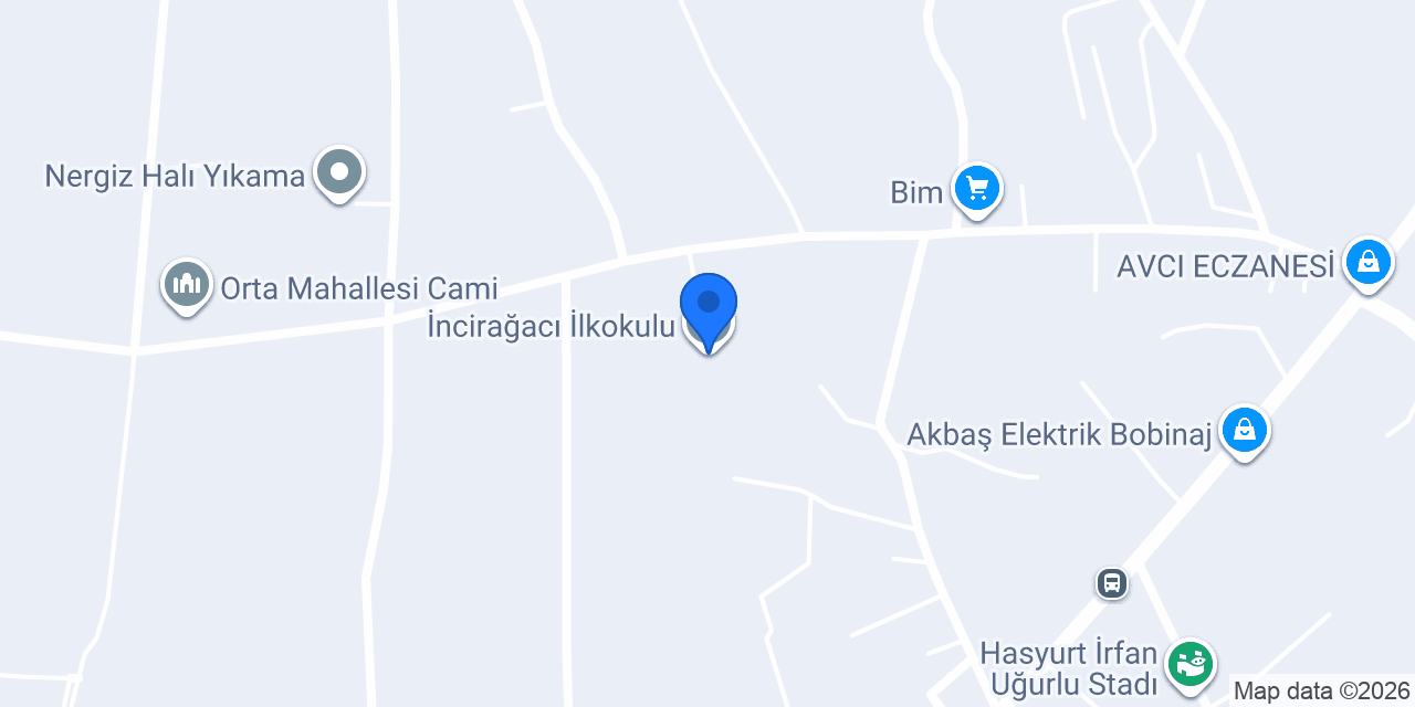 İncirağacı İlkokulu konumu