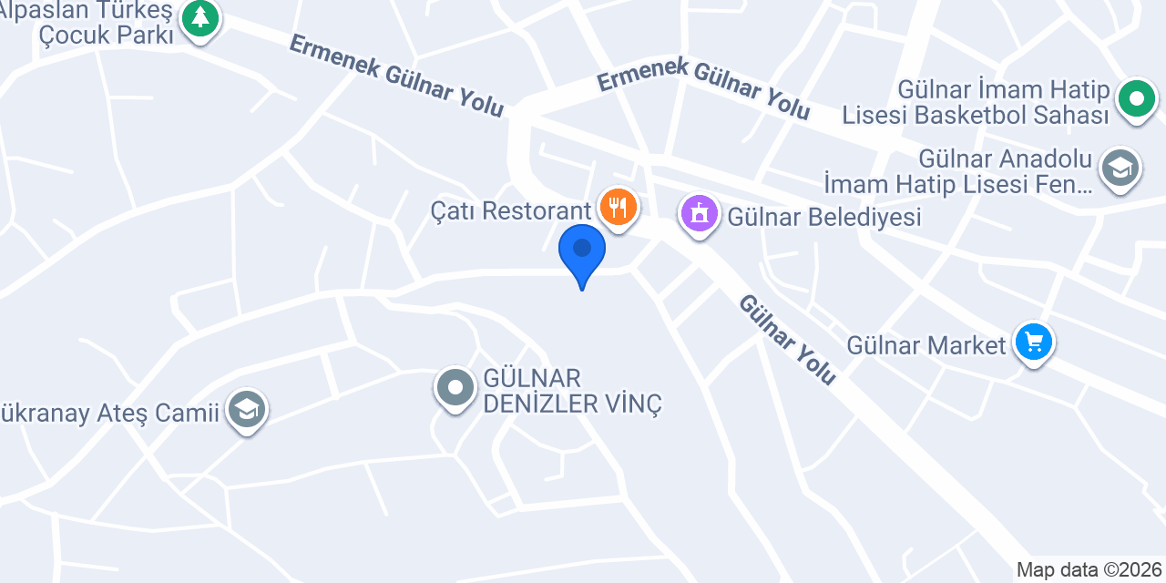 Gülnar İlçe Emniyet Müdürlüğü konumu