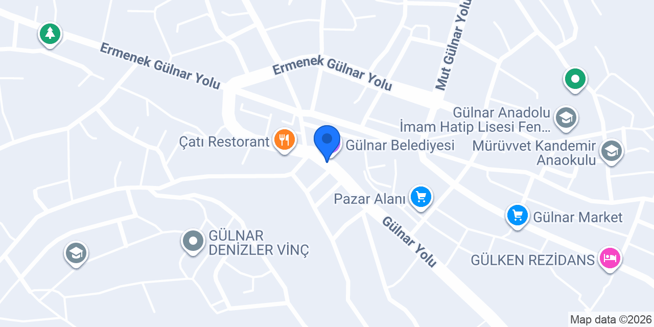 Gülnar Noterliği konumu